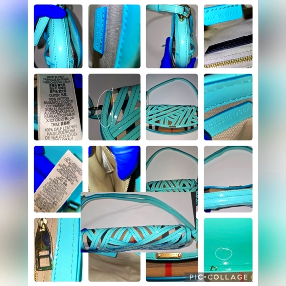 Authentic Burberry Limited Edition Stitch 3 in 1 Shoulder, Clutch, Crossbody EUC - Picture 15 of 16